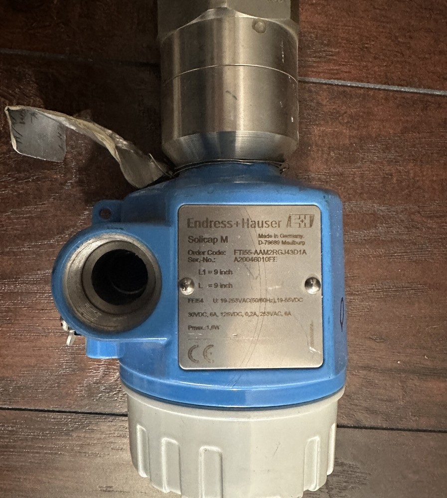Endress+Hauser Solicap M Capacitance point level detector FTI55-AAM2RGJ43D1A