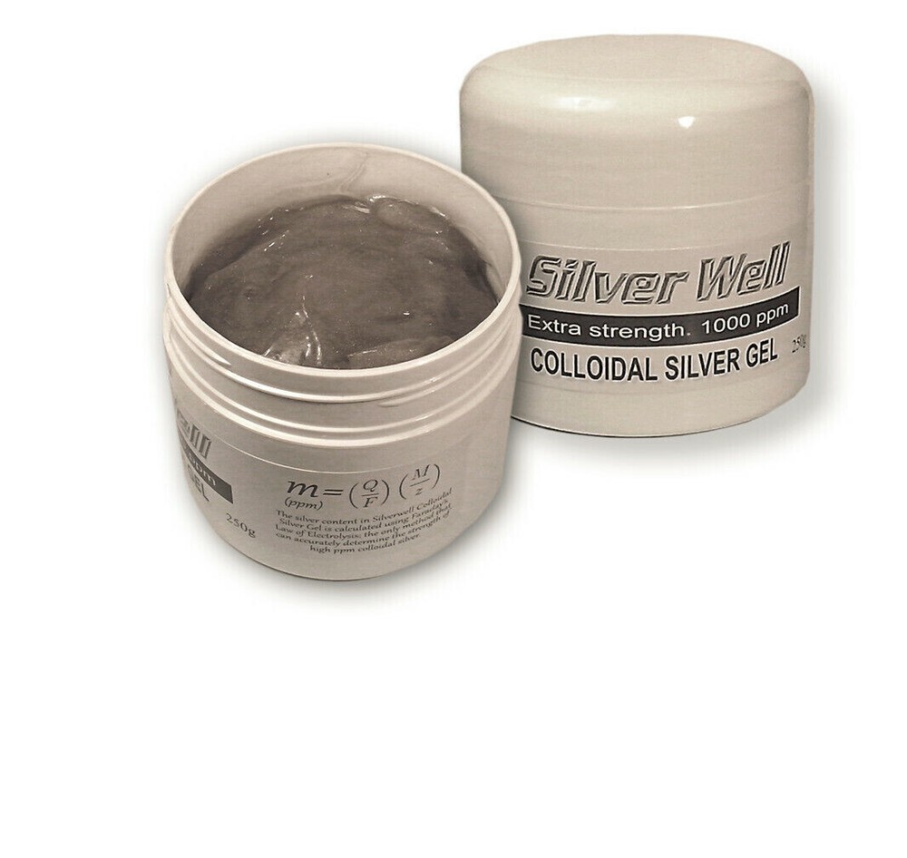 Colloidal Silver Gel Cream Extra strength 1000 ppm     Made In Australia