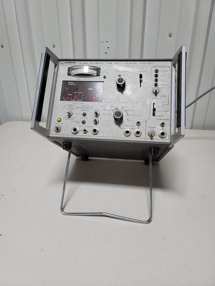 Cushman CE-80B AUTOMATIC PCM FAULT LOCATING Test Set POWERS ON SOLD AS IS