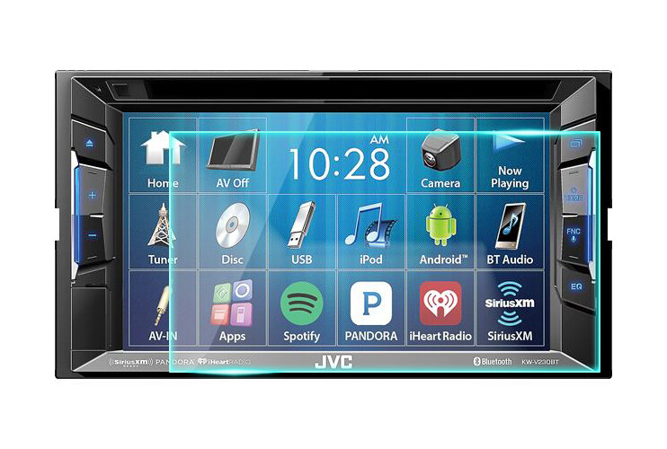 Crystal Clear Screen Protector for JVC KW-V230BT In-Dash Navigation