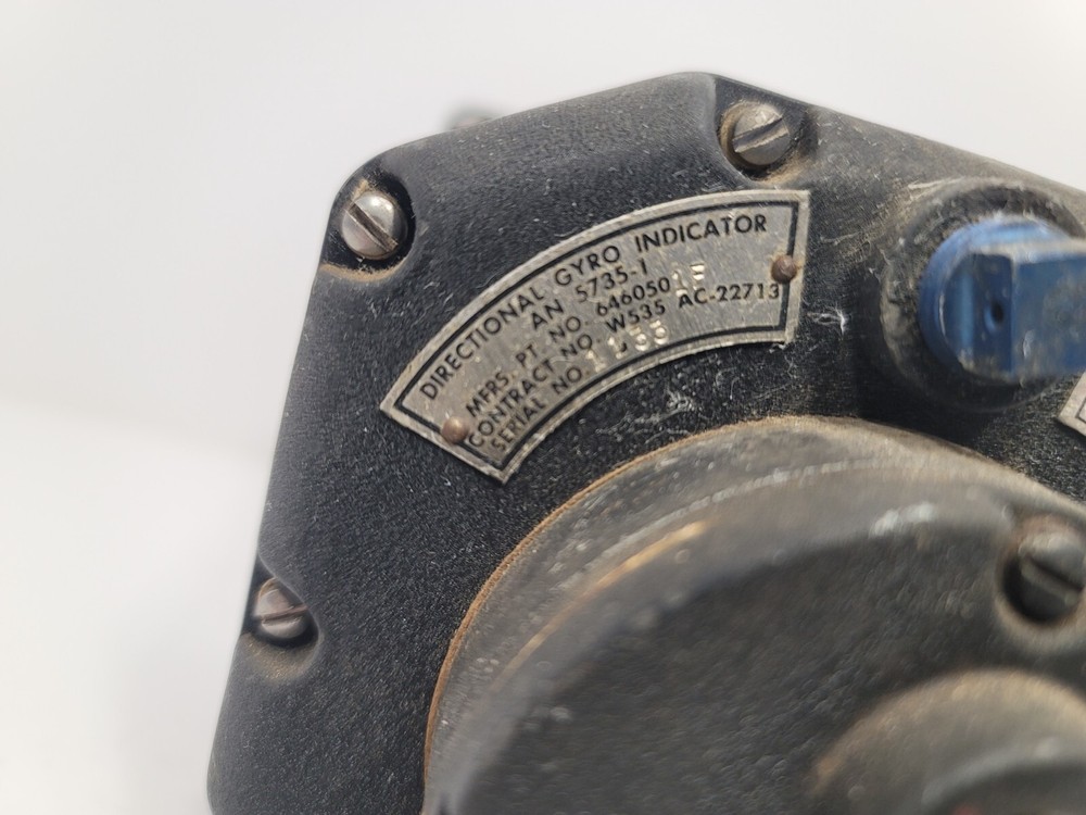 Garwin Directional Gyro Indicator for aircraft, airplane