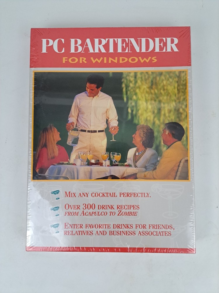 VTG 1993 PC Bartender for Windows by Parkside Software Hobbies Leisure New