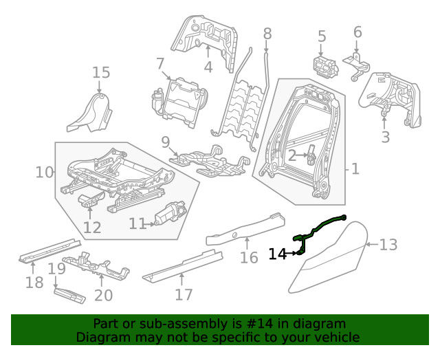 Genuine GM Outer Finish Panel Retainer 13550471