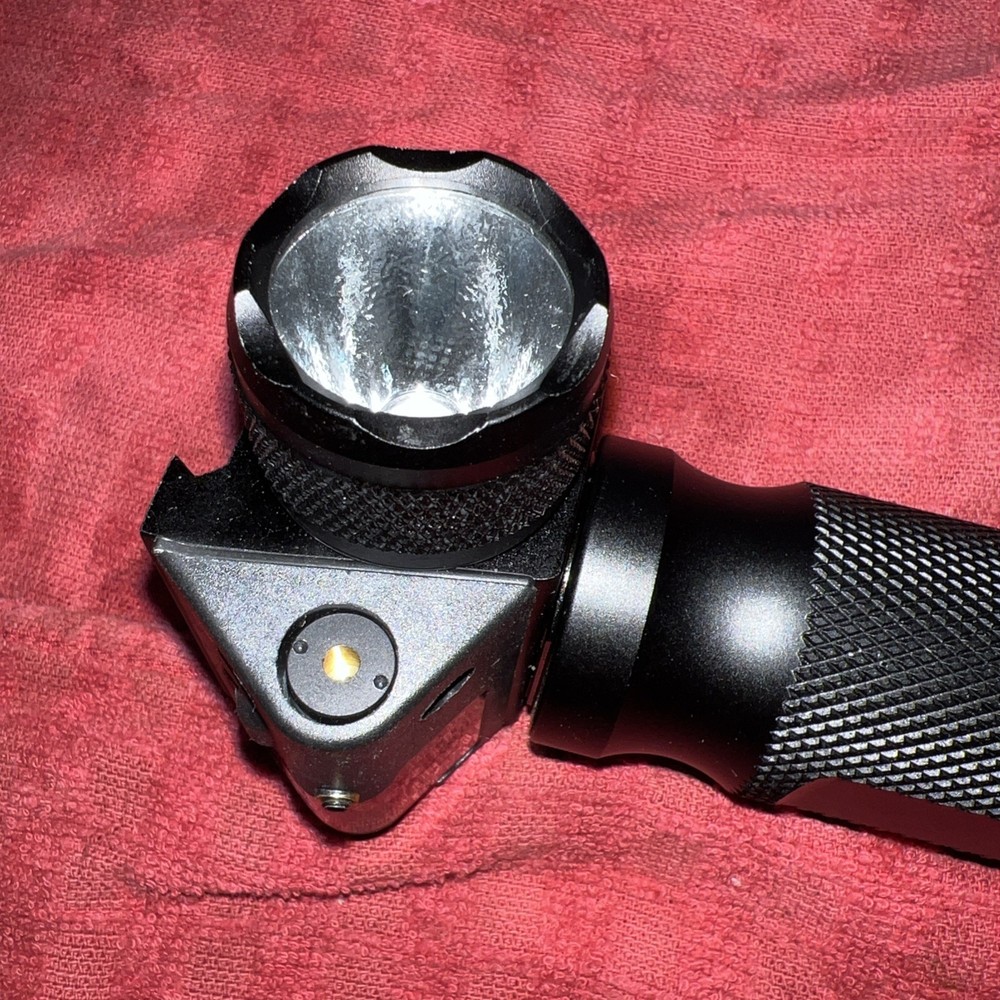 2000LM Tactical Flashlight Red Rifle Pistol Laser Light Combo New
