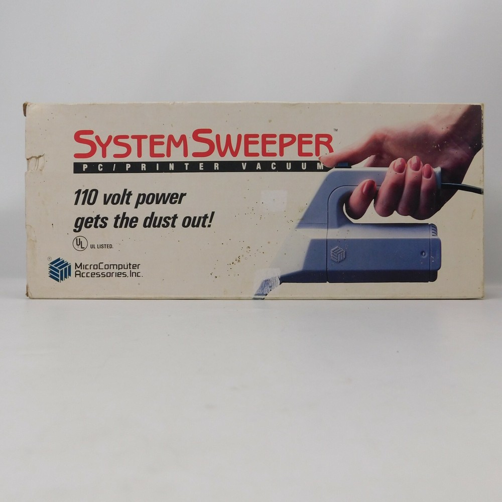 PC/Printer Vacuum System Sweeper Vintage For Computers By Micro Access Tested