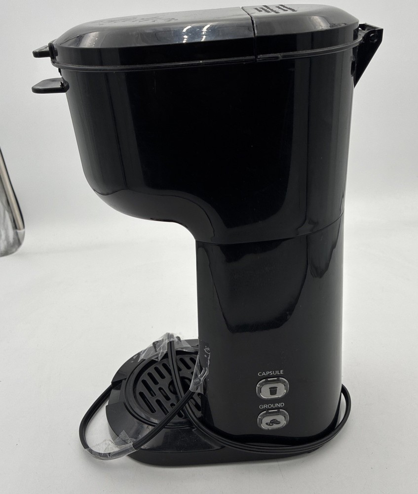 Mainstays Black Matte Single Serve Coffee Maker