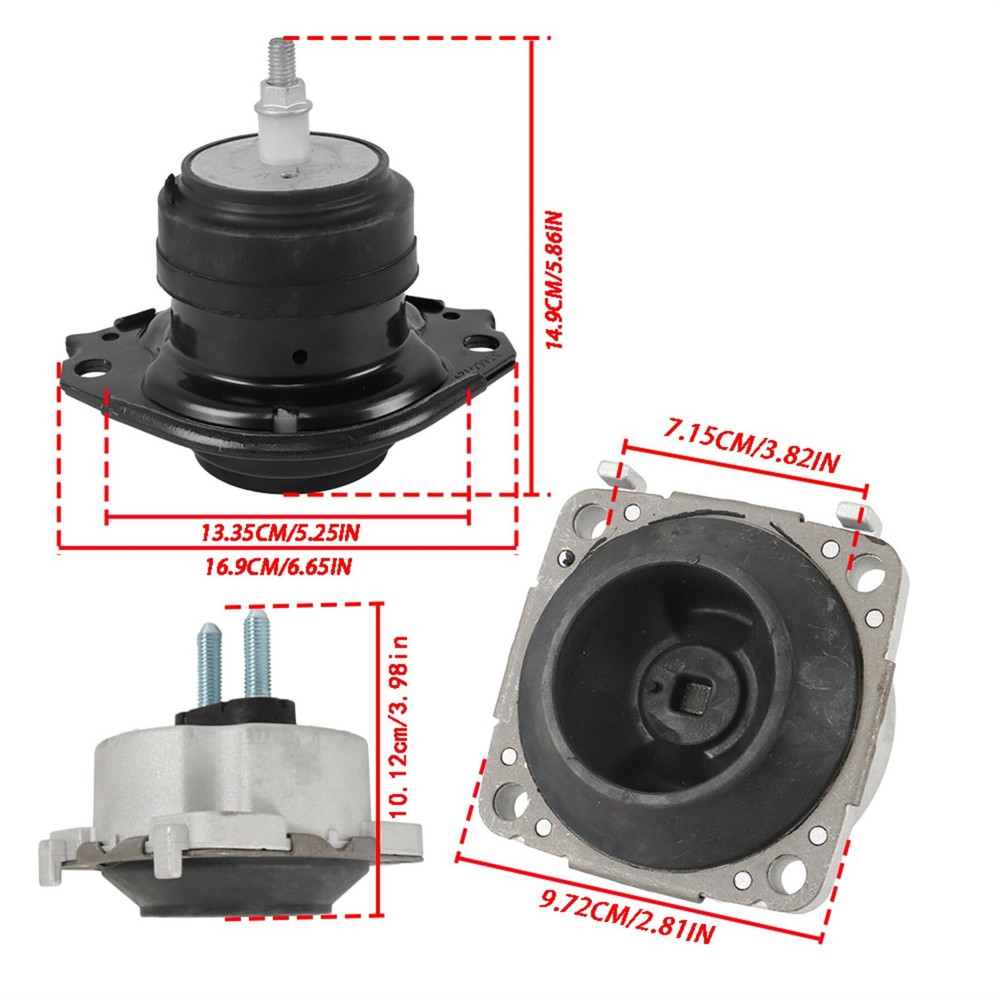 3Pc Engine Motor Trans Mount Replacement for Grand Cherokee 2014-2019