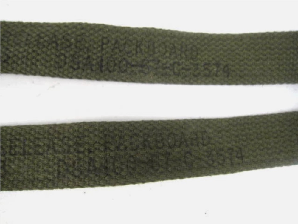 Early Vietnam War Canvas Packboard Pack Strap MINT