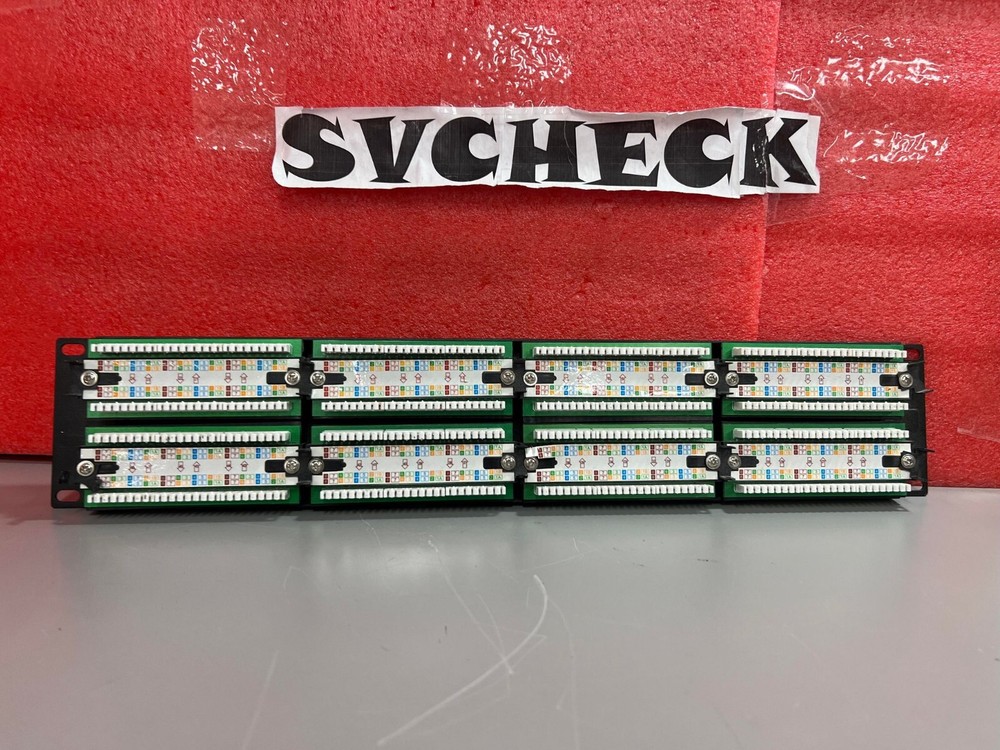 Steren 310-349 Cat 6 48-Port Loaded Patch Panel