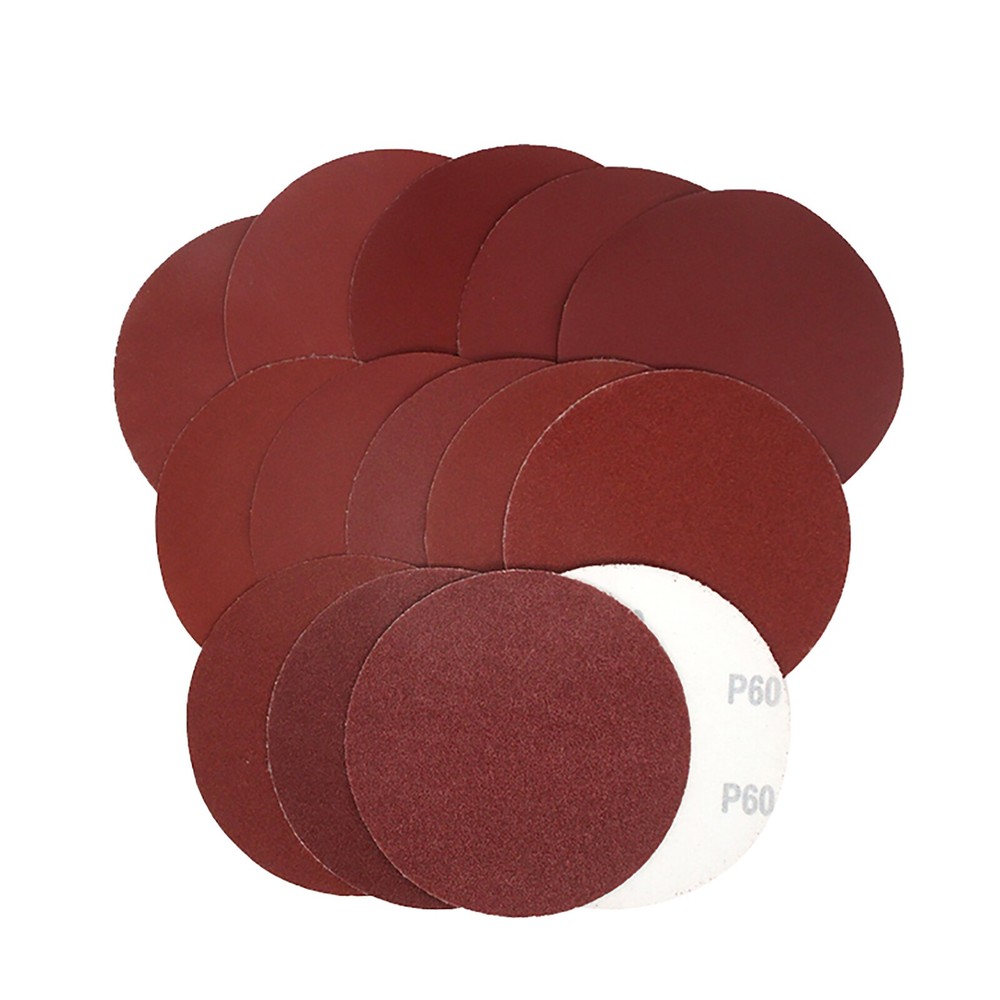 Hook & Loop 125mm 5 inch 5" Sanding Disc Orbital Plain Pad 40 Grit - 2000 Grit