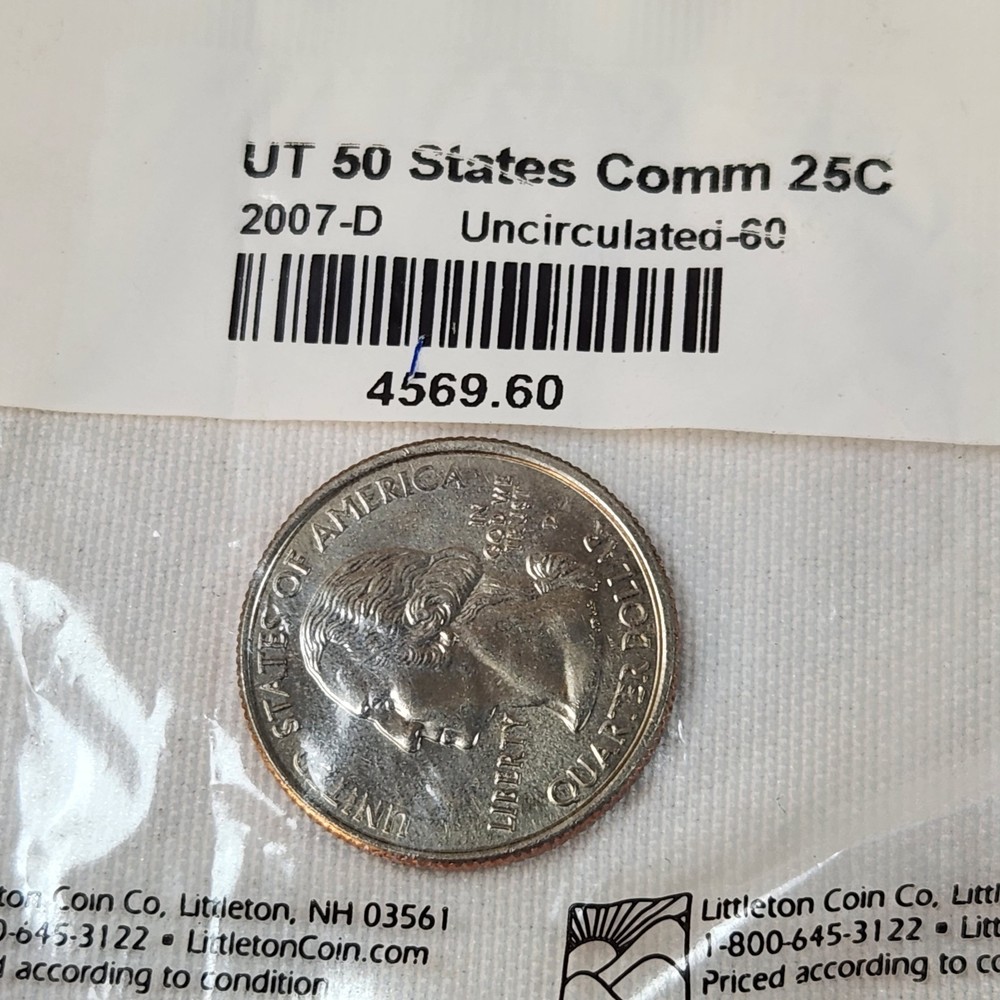 Six Uncirculated State Quarters. See Description