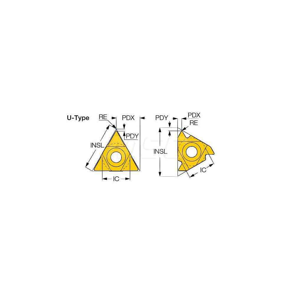 Iscar 06IRMA60 IC228 Carbide Laydown Threading Insert (5920245), 1 Piece