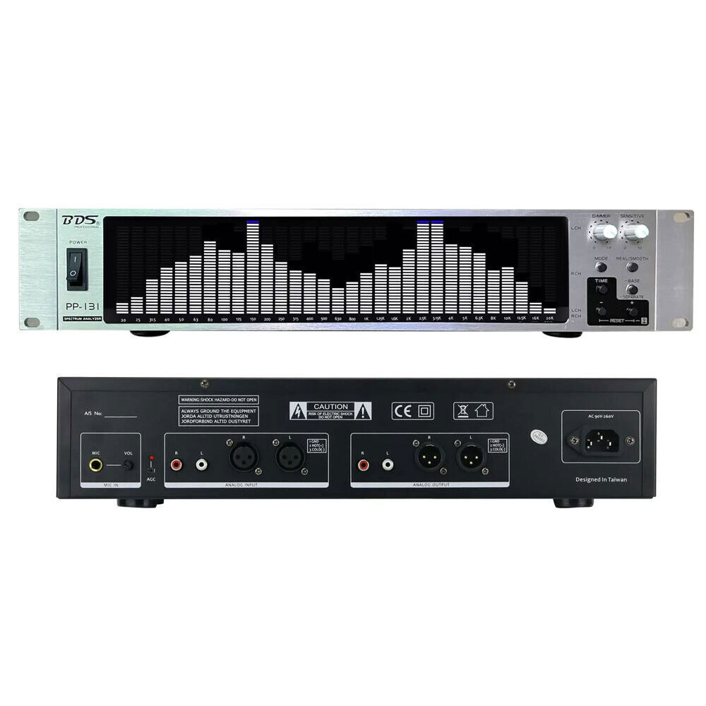 BDS PP-131 Digital Audio Spectrum Analyzer Display Indicator 2U Meter 31-Segment