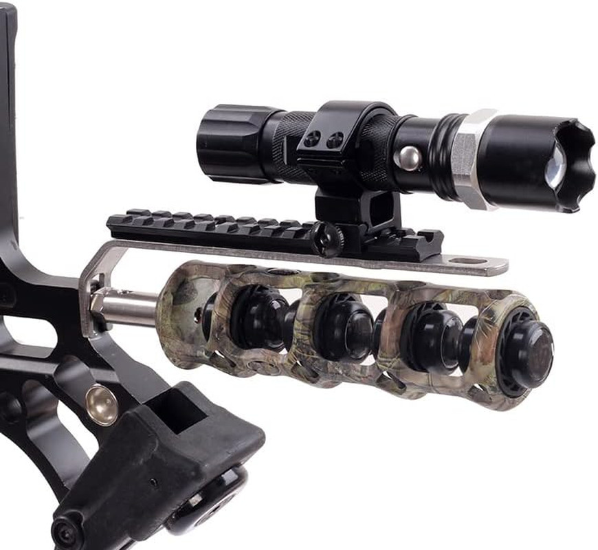 Archery Flashlight Mount Stabilizer - Compound Bow Accessories Light Holder Brac
