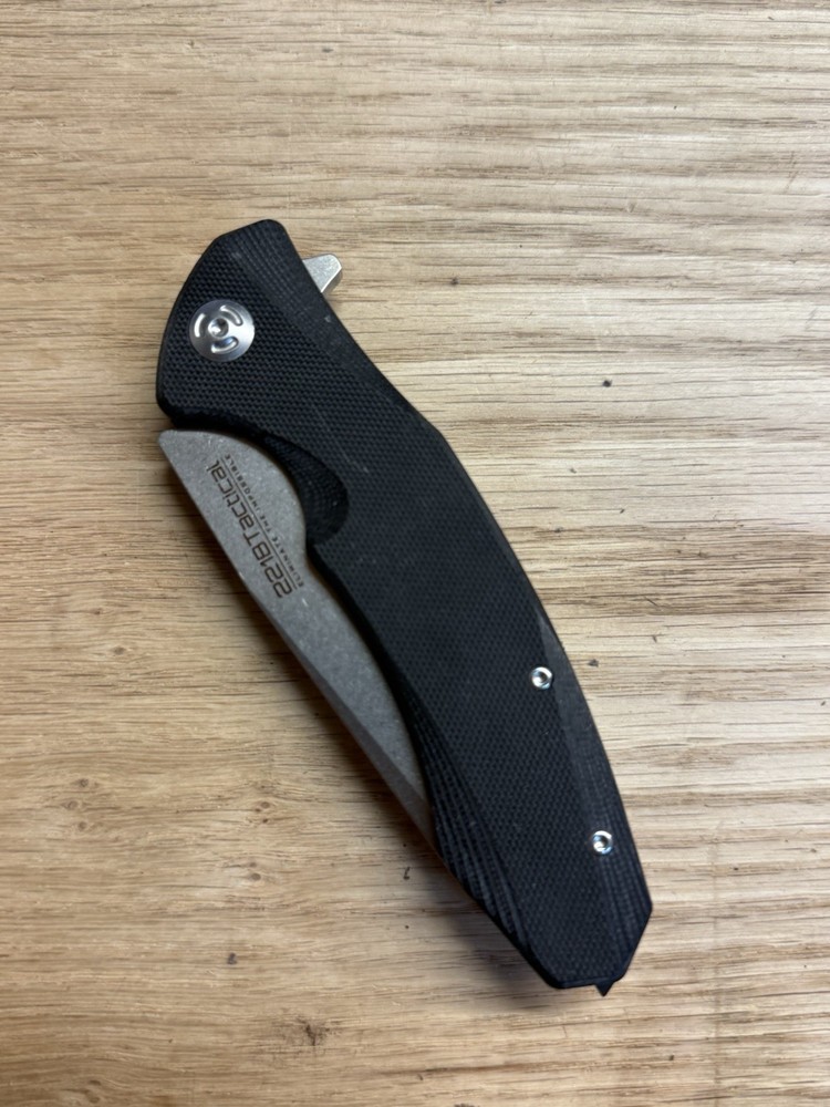 221B Tactical Vantage Knife Folding Pocket Used Black