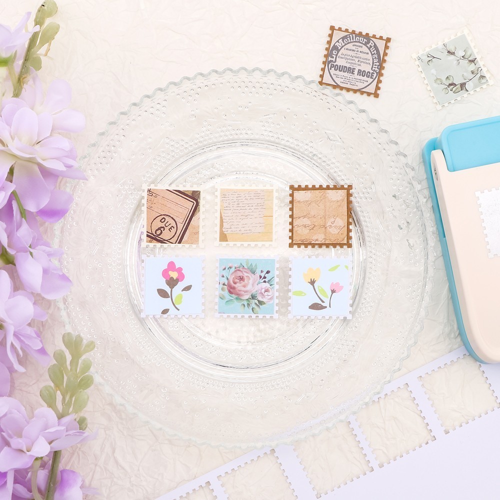 2.5x2CM Rectangular Postage Stamp Punch for Paper Crafting Scrapbooking