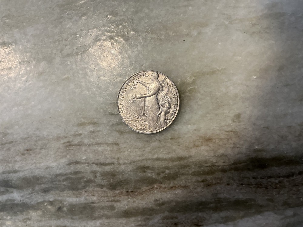 1915 Pan Pacific Silver commemorative Half Dollar AU