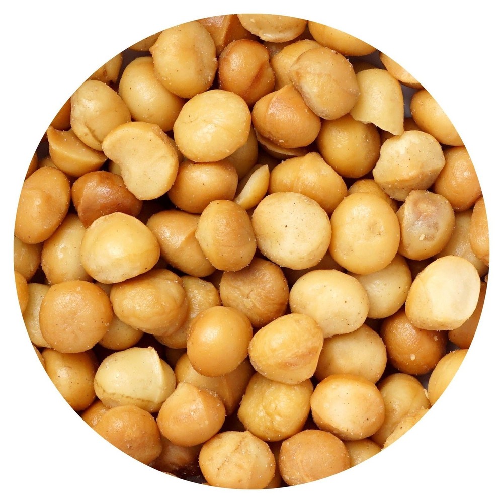 Roasted and Salted Macadamia Nuts, 1.5 Pound Bag, The Hampton Popcorn & Candy...
