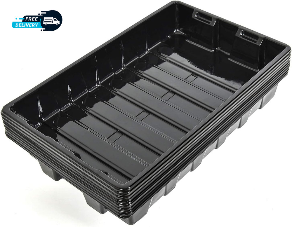 10 Pack Seed Starter Tray Reusable Plastic Plant Seedling Starter Trays
