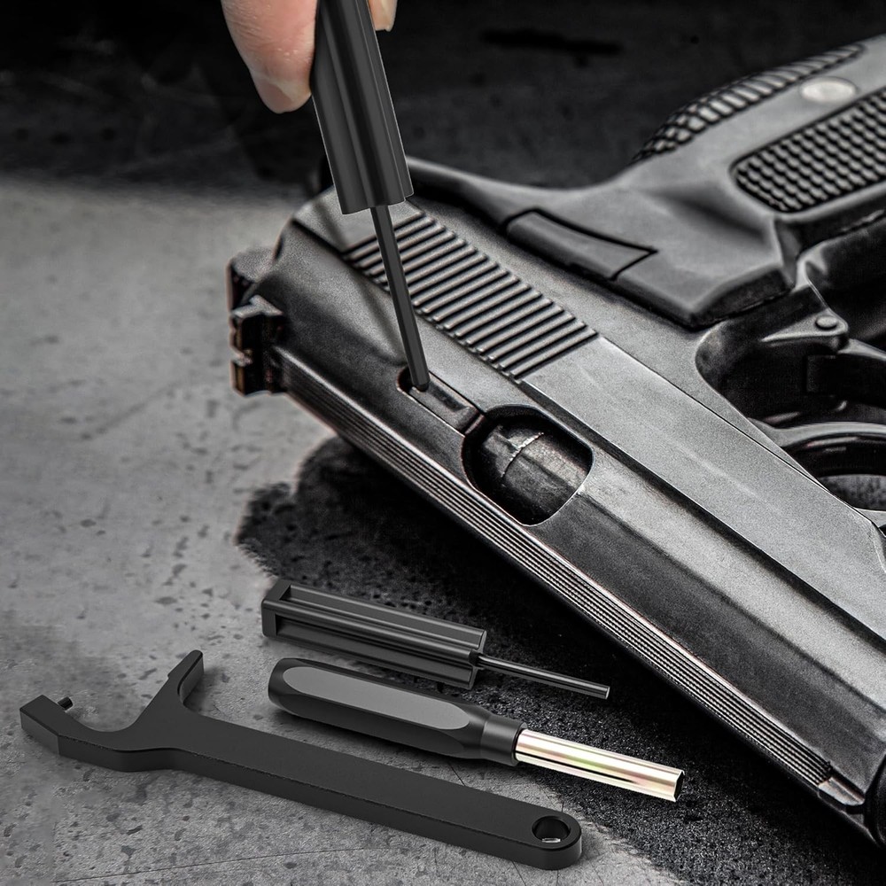 Pistol Universal Tool Set, Includes Front Sight Tool, Magazine Release Tool, and