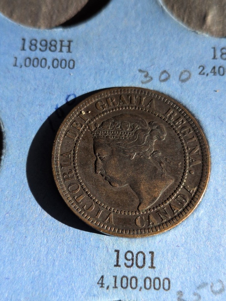 1901 Canada Queen Victoria Large Cent