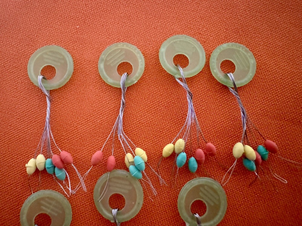 LINE Stops 42 MEDIUM X OVAL Stops Rubber Grip Braid Fishing Lines Braid Stops