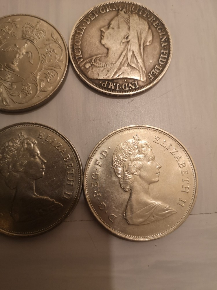 Bundle of British coins 1892 - 1981