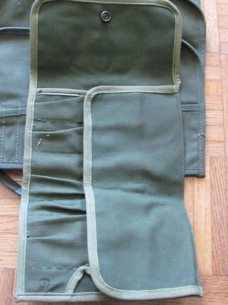 4 VIETNAM WAR PERIOD EMPTY TOOL ROLL BG 47