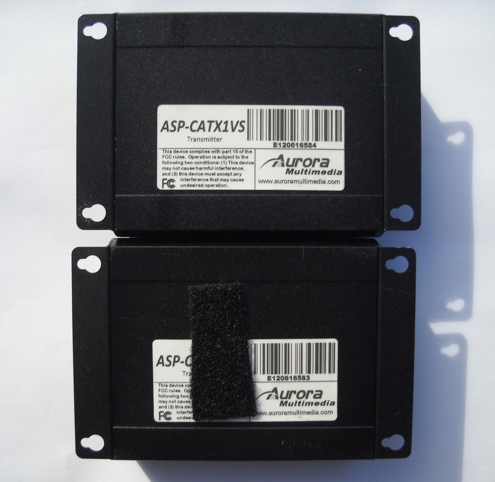 Aurora ASP-CATX1VS Transmitter Lot (2) HDMI CAT5 Extenders
