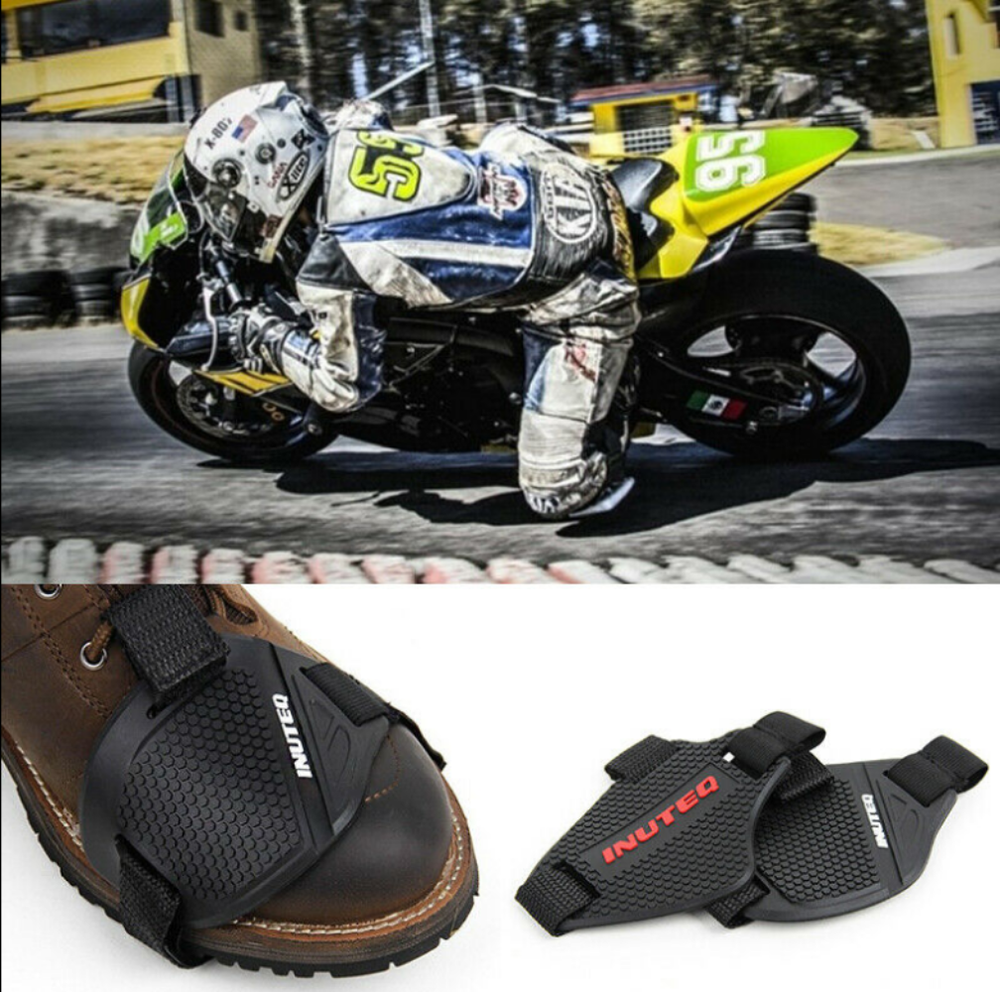 US Motorcycle Shoe Boot Protector Shift Guard Cover Protective Gear Shifter Pads
