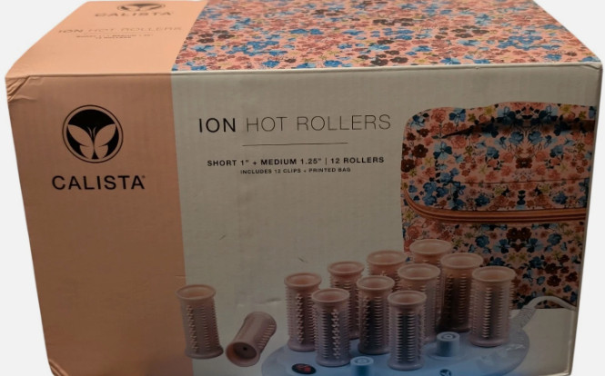 Calista Tools Ion Hot Rollers 12-1" Short 1.25" Medium Clips