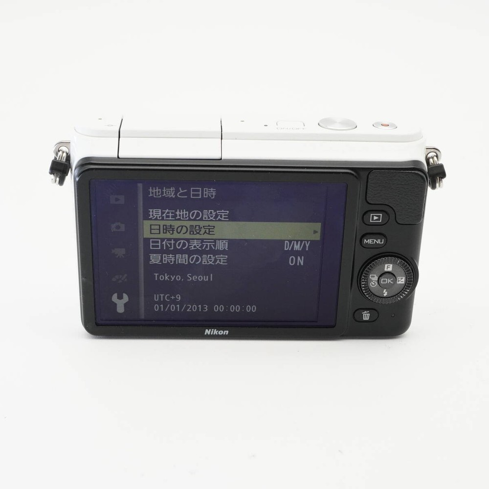 Nikon 1 S1 White Mirrorless Camera #AA4875