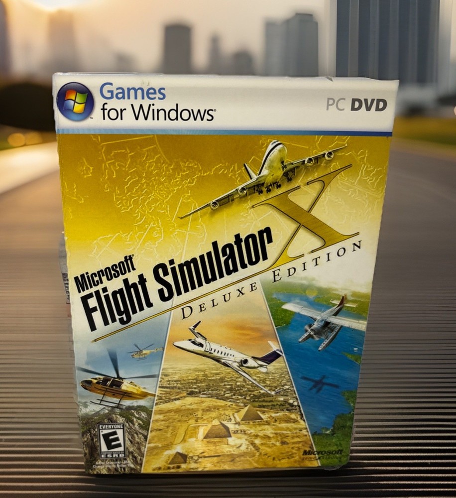 Microsoft 2006 Flight Simulator X Deluxe Edition PC Game Windows