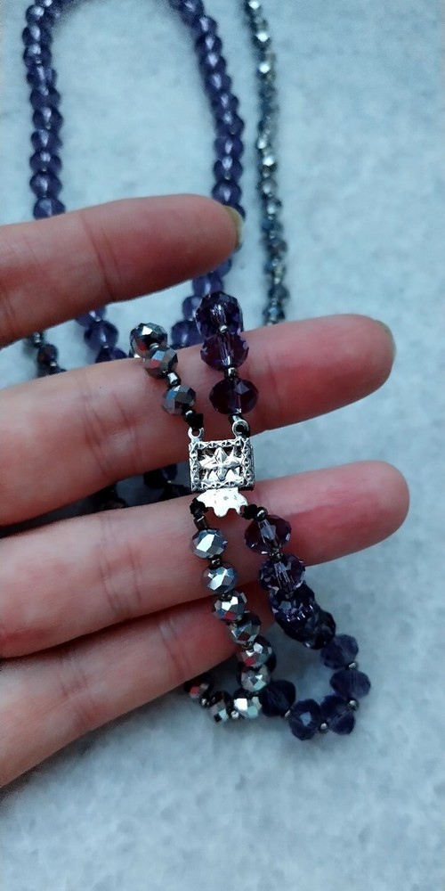 Vintage glass necklace