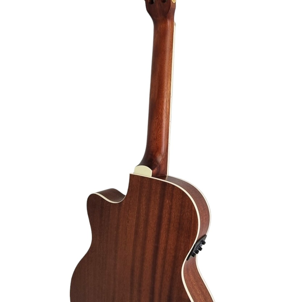 Haze Solid Top Thin Body Arched Back Classical Guitar - Matte C551BCEQSM