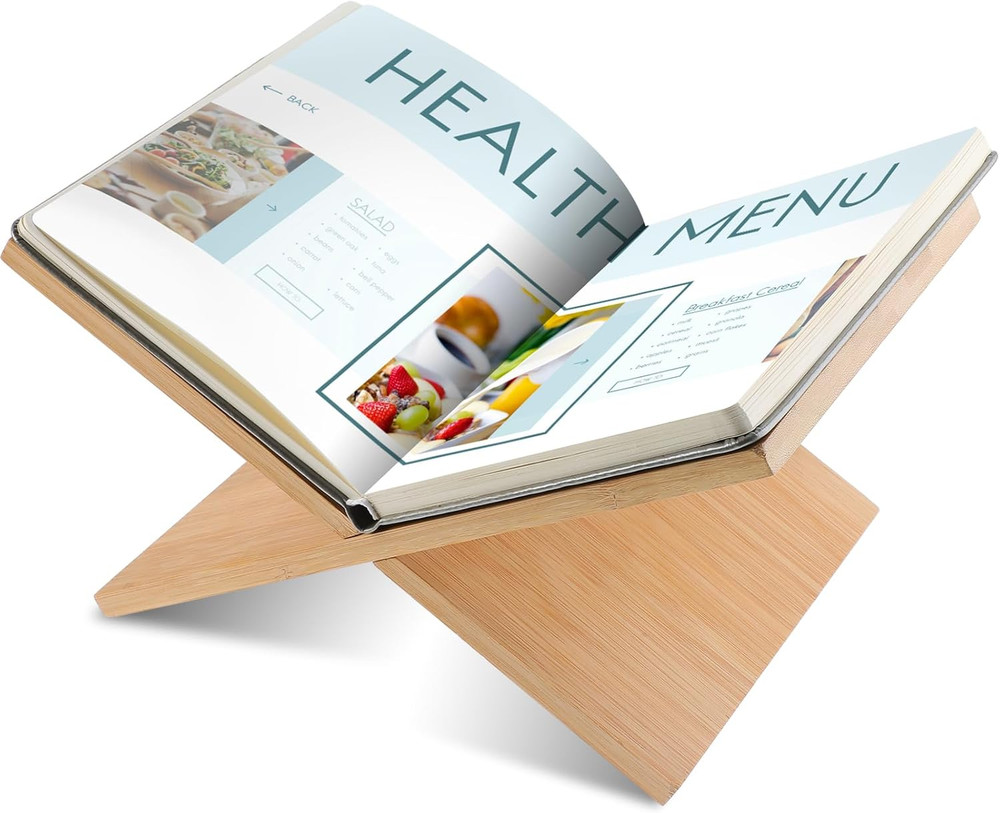 Book Stand Book Holder for Display Reading Textbook Holder Open Display Stand fo