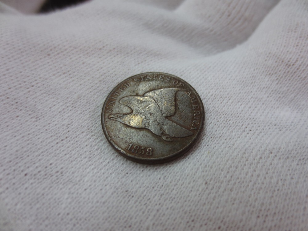 1858 LL Flying Eagle Cent (INV2)
