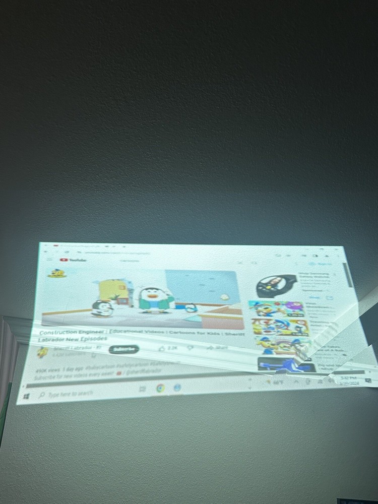 SONY DATA PROJECTOR white W/ Power Cable , Remote & Adapter VPL-EX100 *Tested*