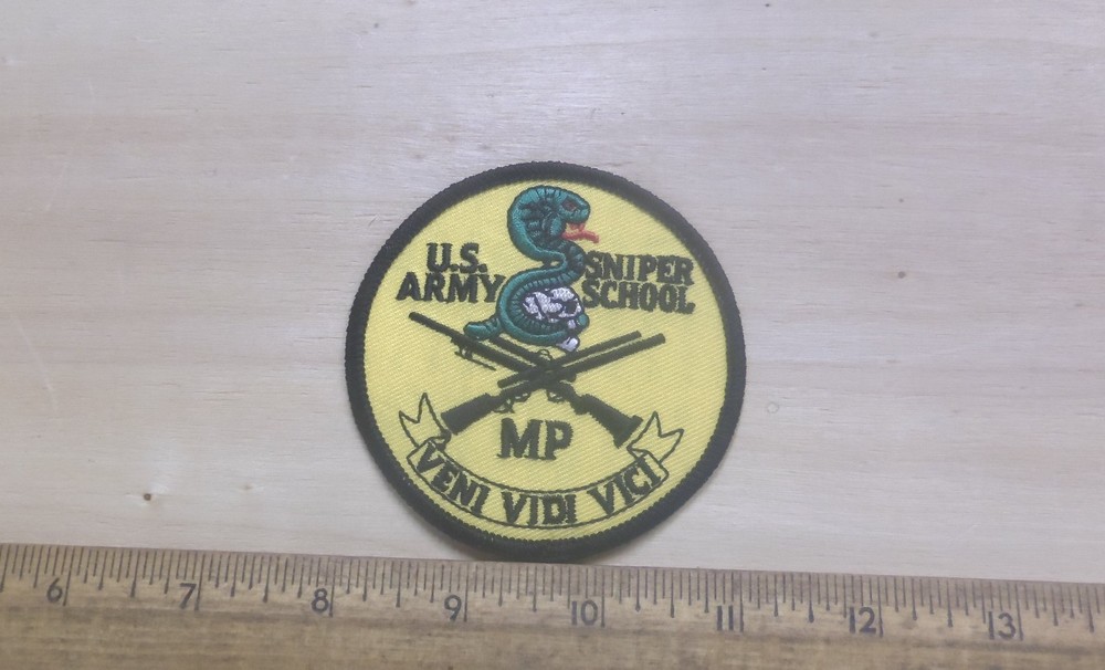 U. S. Army - Sniper School Embroidered Patch