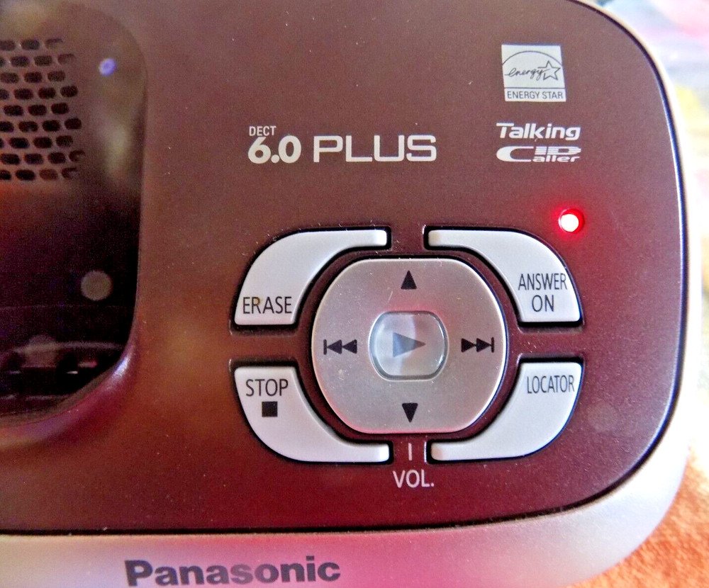 PANASONIC KX-TG6572R BASE UNIT Answering Machine RED DECT6.0