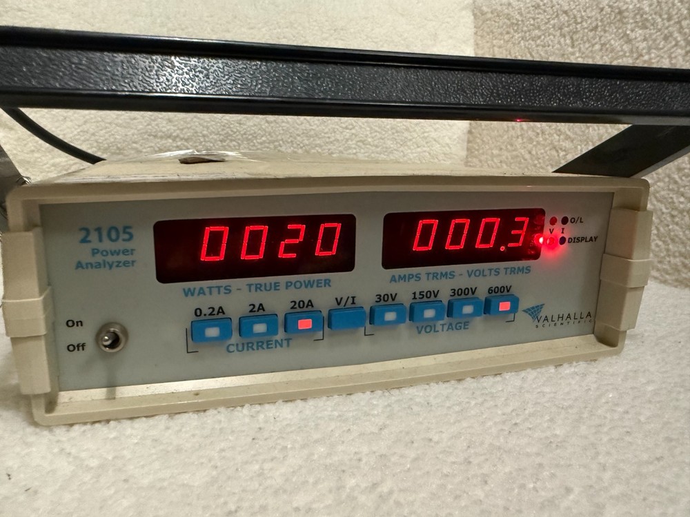 Valhalla Scientific 2105 Wide-Range Power Analyzer