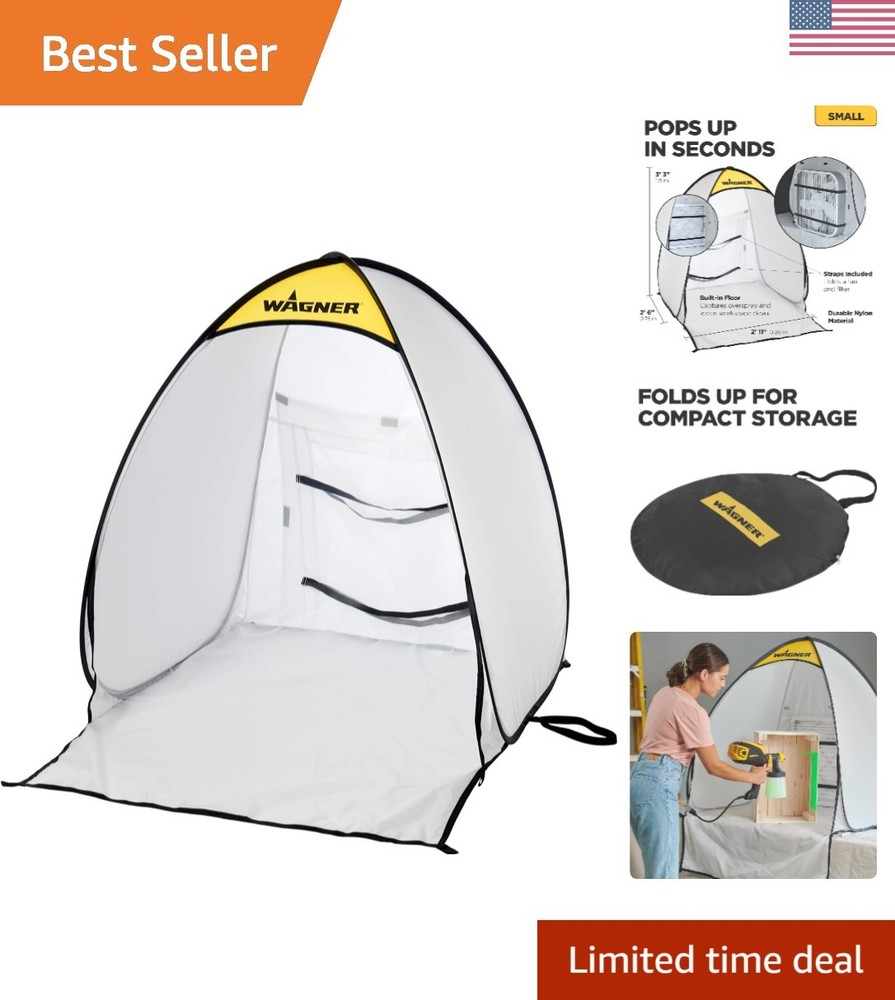 Portable Spray Shelter - Lightweight Paint Booth for DIY Projects, Quick Setup
