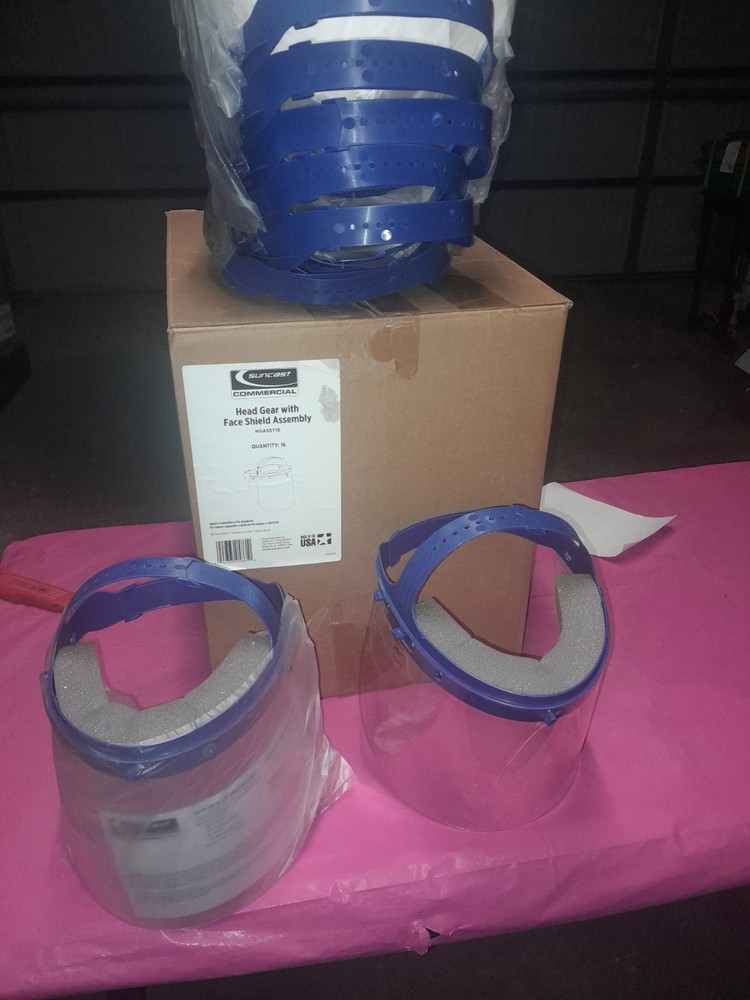 plastic face shields