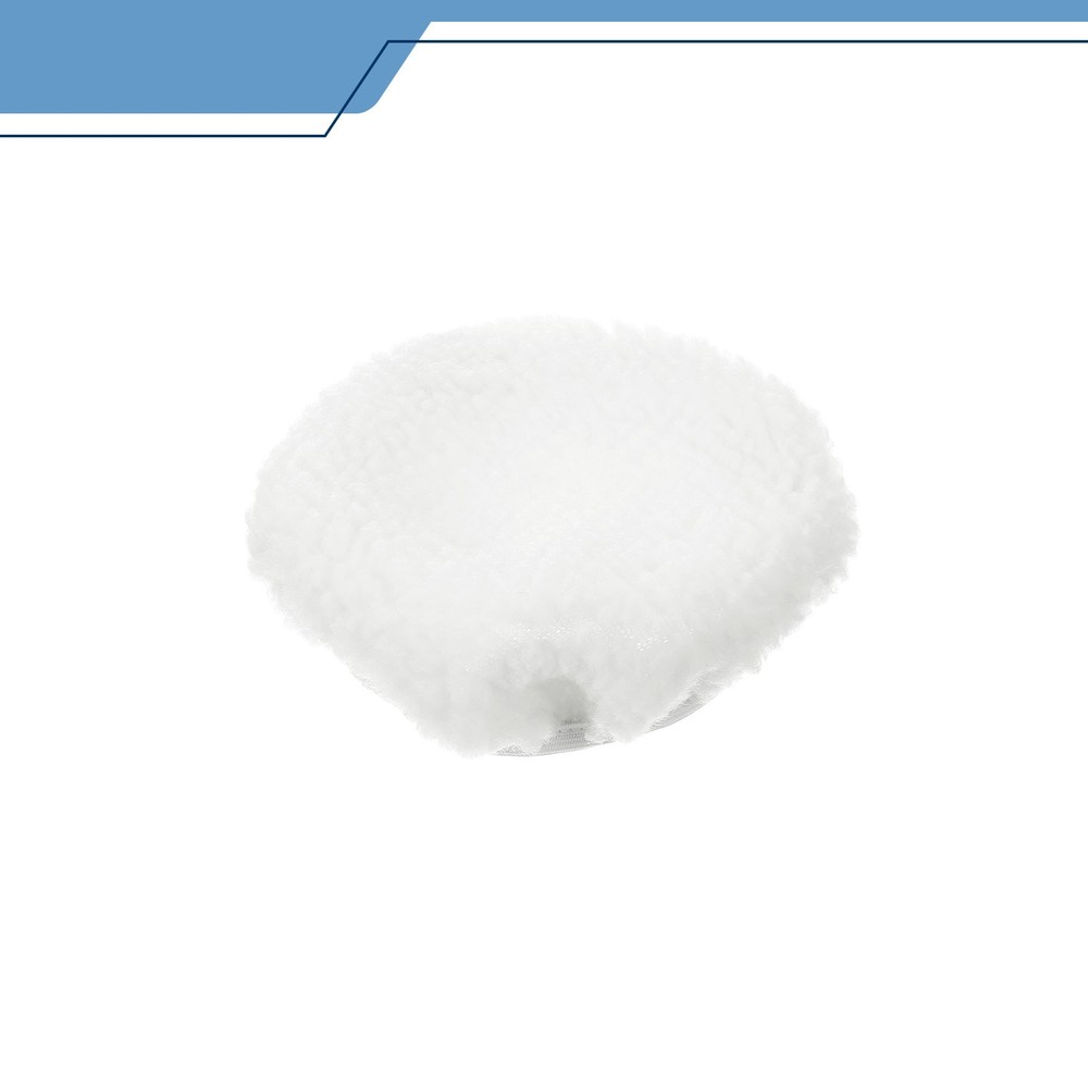 5"-6" Car Polisher Bonnet Buffing Pad Lamb's Wool, White