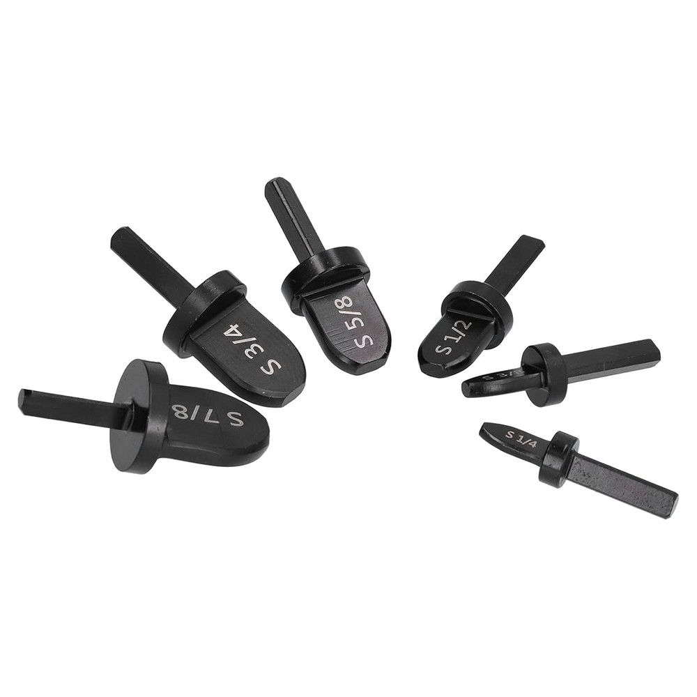 6Pcs Copper Pipe Swaging Drill Bit Set Triangles Handle Tube Expander Kit Imp...