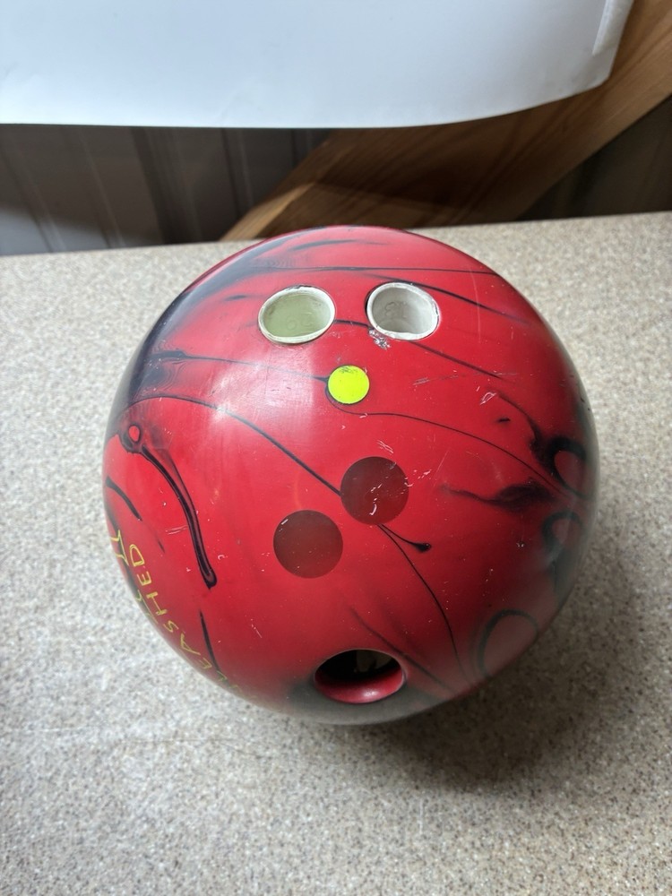 Radical Bowling Ball Yeti Unleashed Red Black Right Hand Second Drill