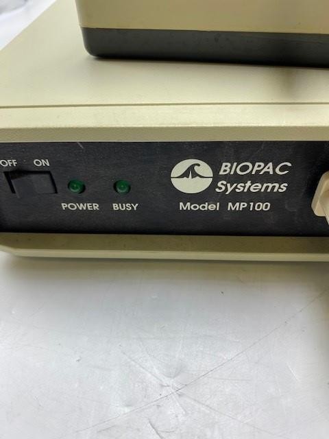 Biopac Systems MP100 Data Acquisition Interface Module W/2 Plugs