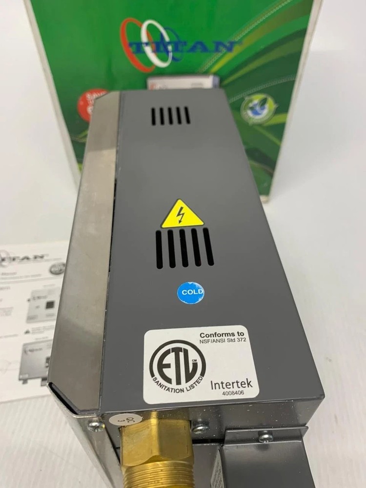 Titan Electronic Tankless Water Heater Model N-210 Volts 240 VAC OPEN BOX