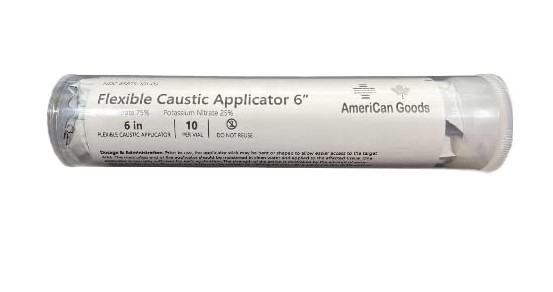 Silver Nitrate Wooden Caustic Sticks Applicators 10 Pack