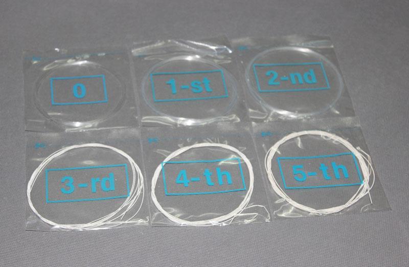 6Sets Alice UD OUD Strings Clear Nylon Silver-Plated Copper Wound 12 Strings